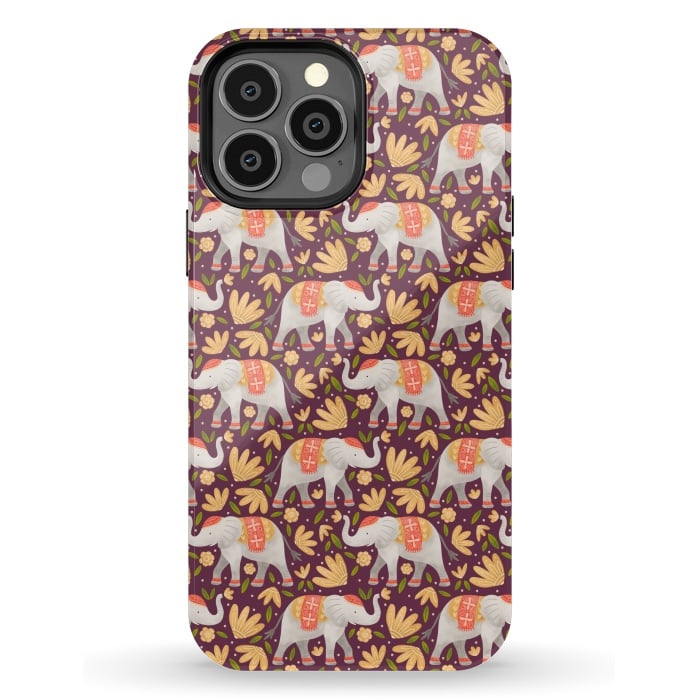 iPhone 13 Pro Max StrongFit Majestic Elephants by Noonday Design