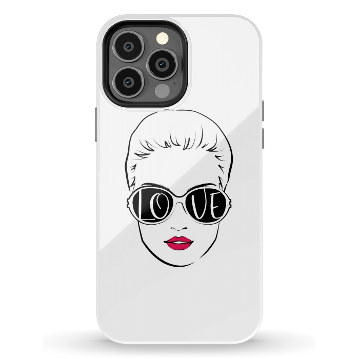 iPhone 13 Pro Max StrongFit Love Sunglasses by Martina