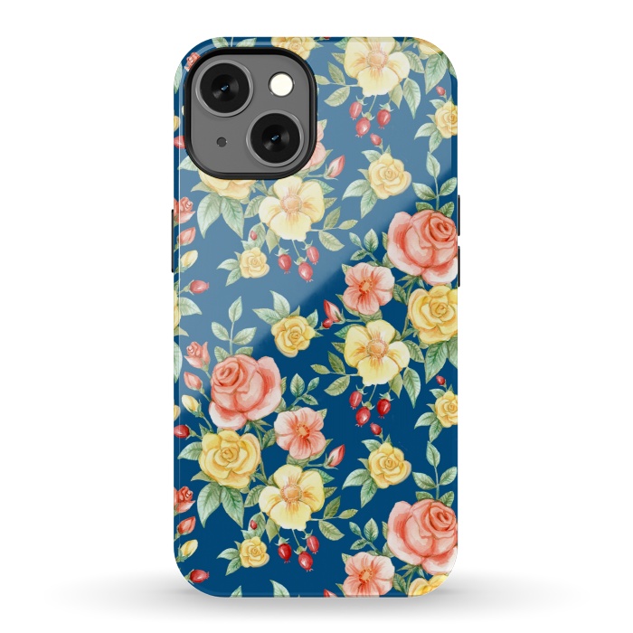 iPhone 13 StrongFit Pink and yellow roses  by Winston