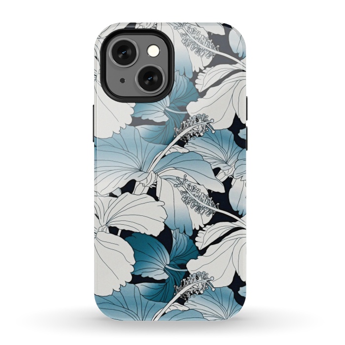 iPhone 13 mini StrongFit White hibiscus  by Winston