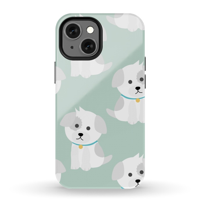 iPhone 13 mini StrongFit Cute puppies  by Winston