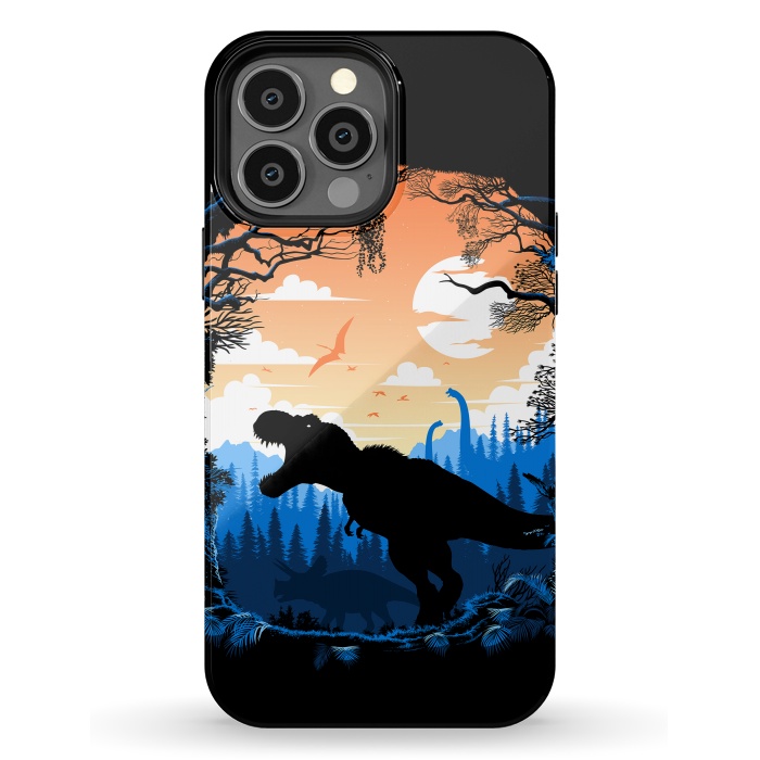 iPhone 13 Pro Max StrongFit Prehistoric sunset Rex by Alberto