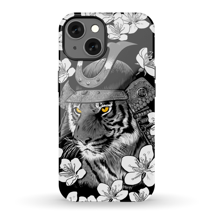 iPhone 13 StrongFit Samurai Tiger cherry tree by Alberto