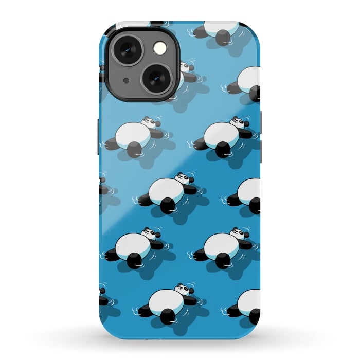 iPhone 13 StrongFit Panda sleeping in the sea by Alberto