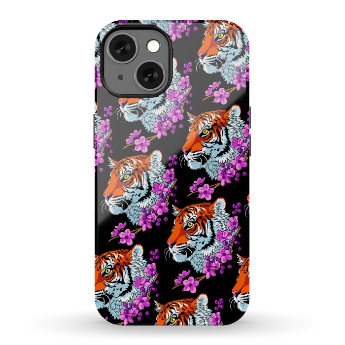 iPhone 13 StrongFit Tiger Cherry Tree by Alberto
