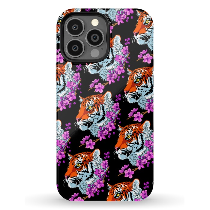 iPhone 13 Pro Max StrongFit Tiger Cherry Tree by Alberto