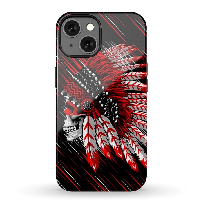 iPhone 13 StrongFit Indian Skull by Alberto