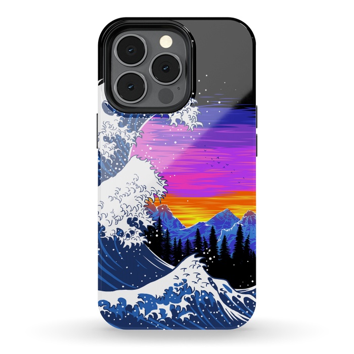 iPhone 13 pro StrongFit The wave at dawn by Alberto