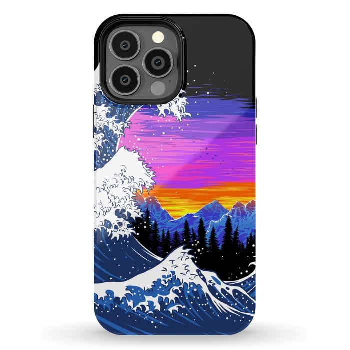 iPhone 13 Pro Max StrongFit The wave at dawn by Alberto