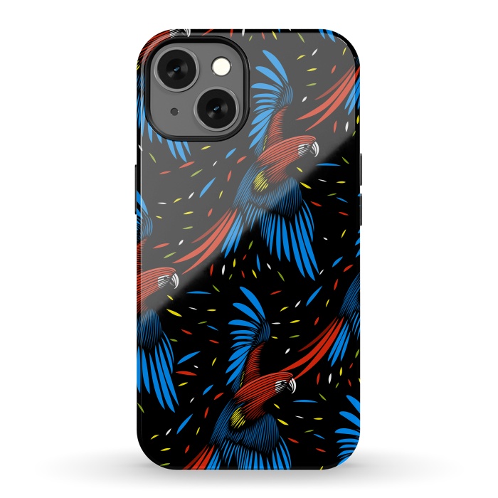 iPhone 13 StrongFit Tribal Macaw by Alberto