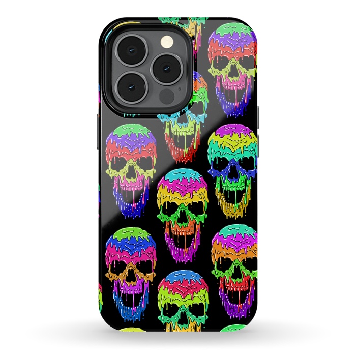 iPhone 13 pro StrongFit Liquid skull by Alberto