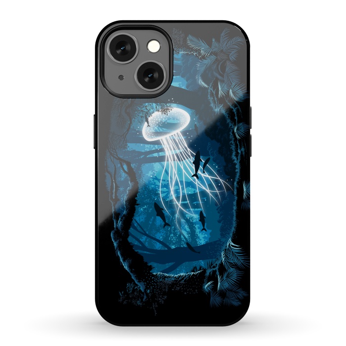 iPhone 13 StrongFit Jelly Fish Forest by Alberto