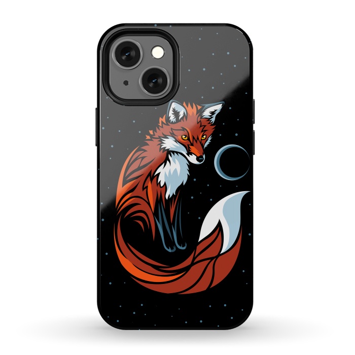 iPhone 13 mini StrongFit Tribal Fox by Alberto