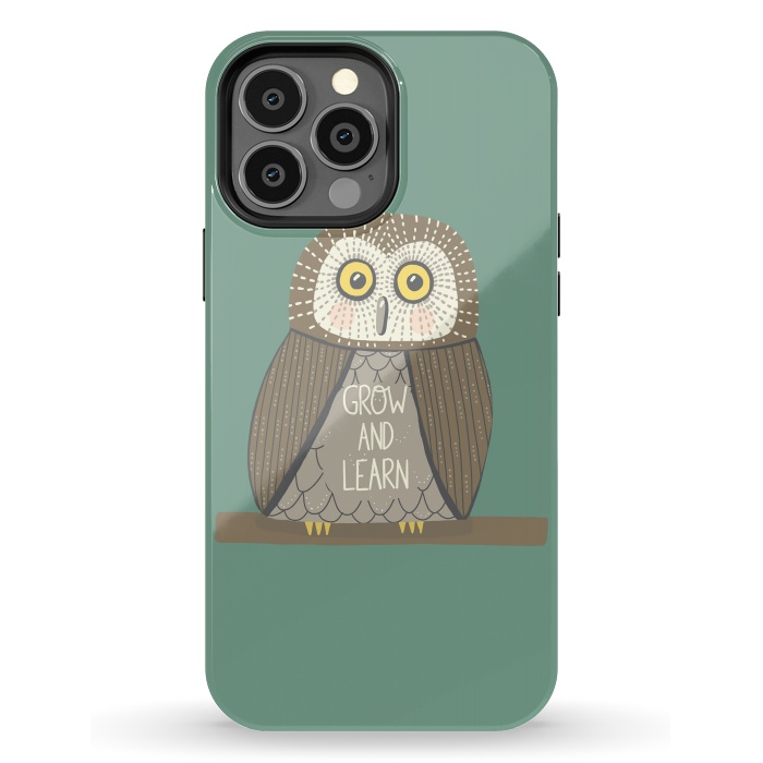 iPhone 13 Pro Max StrongFit Grow and Learn Owl  by Edith May