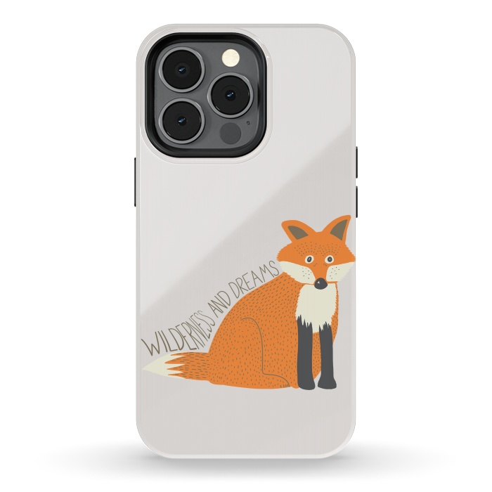 iPhone 13 pro StrongFit Wilderness and Dreams Fox by Edith May
