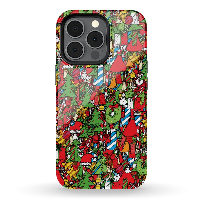 iPhone 13 pro StrongFit The festive pattern by Steve Wade (Swade)