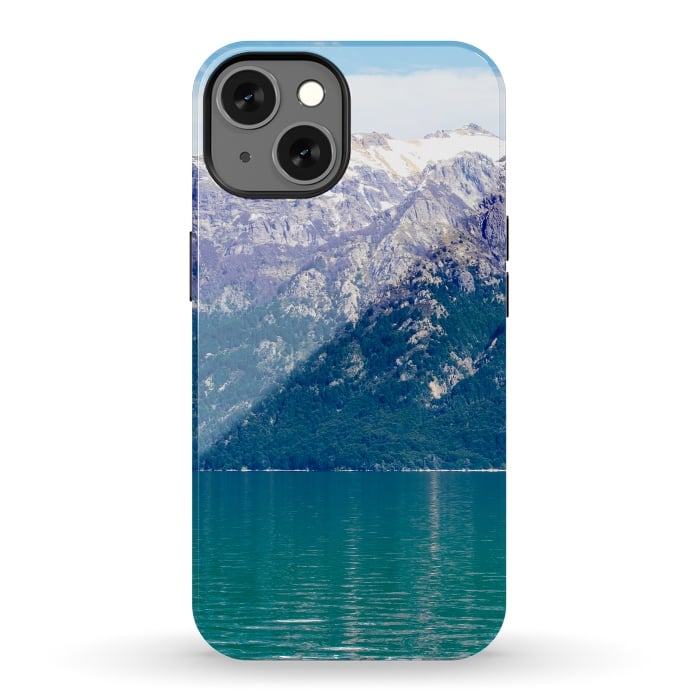 iPhone 13 StrongFit Purple mountains by Laura Nagel
