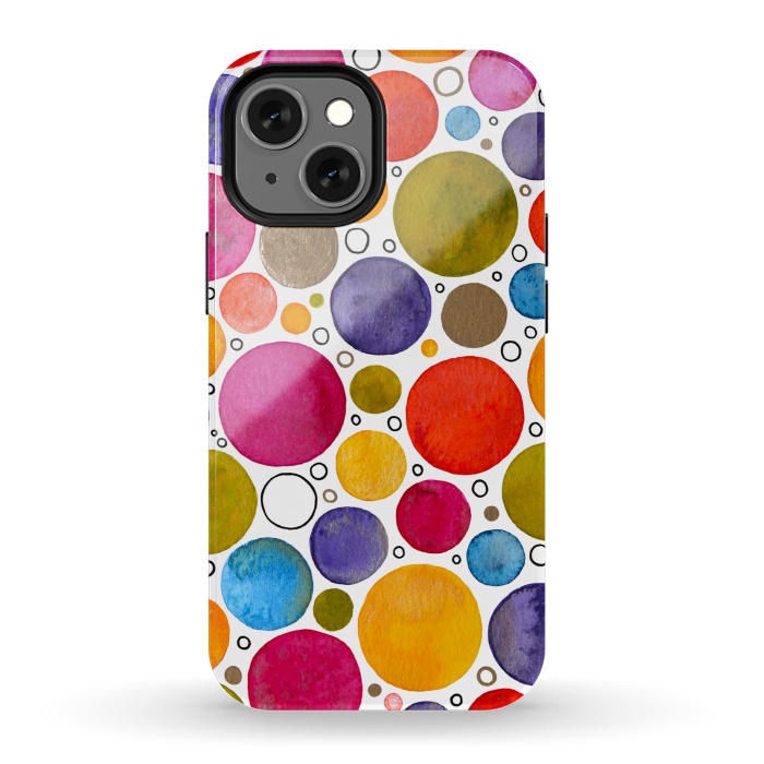 iPhone 13 mini StrongFit That's It, I'm Going Dotty by Paula Ohreen