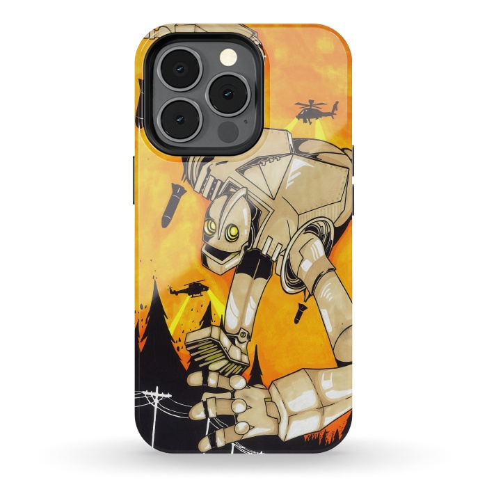 iPhone 13 pro StrongFit The Iron Giant by Varo Lojo