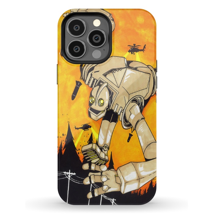 iPhone 13 Pro Max StrongFit The Iron Giant by Varo Lojo
