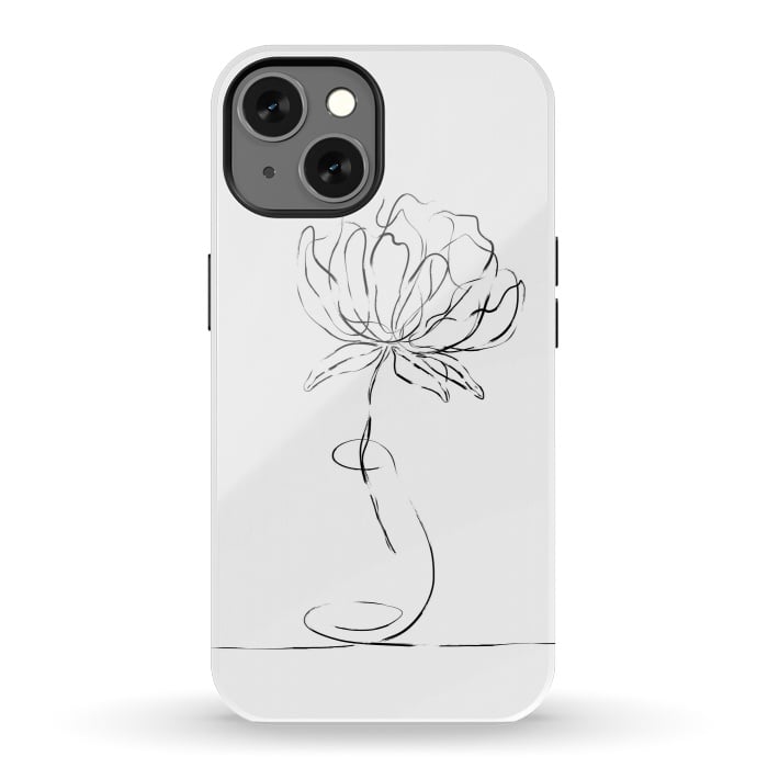 iPhone 13 StrongFit Black Bloom by Martina