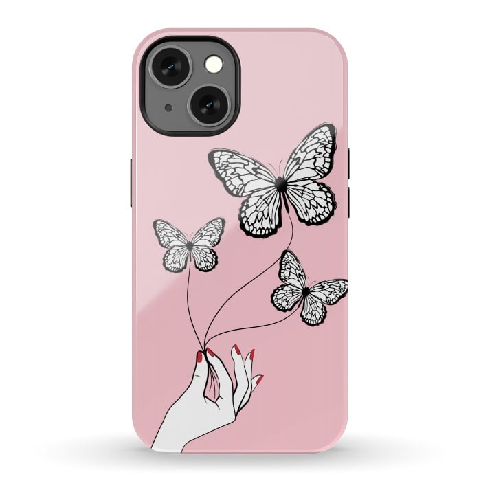 iPhone 13 StrongFit Butterfly Game by Martina