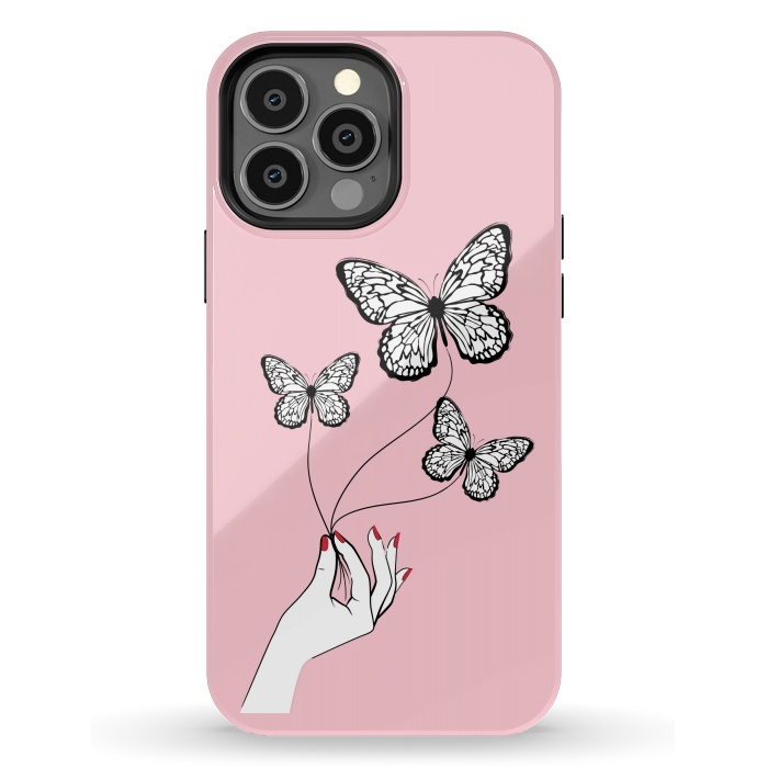 iPhone 13 Pro Max StrongFit Butterfly Game by Martina