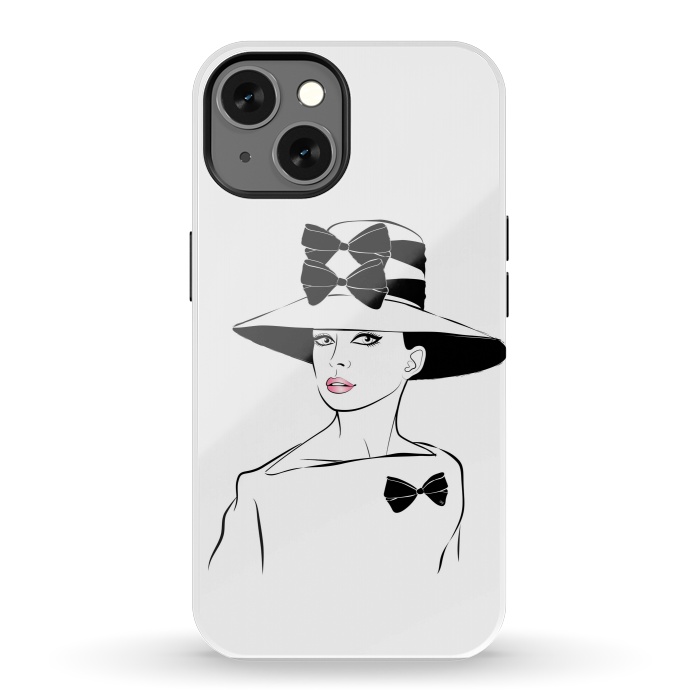 iPhone 13 StrongFit Elegant Lady Audrey by Martina
