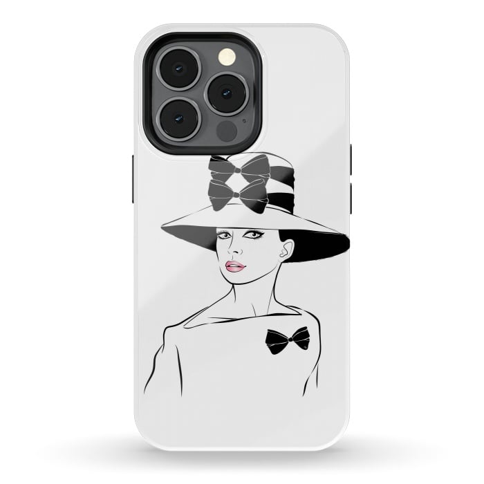iPhone 13 pro StrongFit Elegant Lady Audrey by Martina