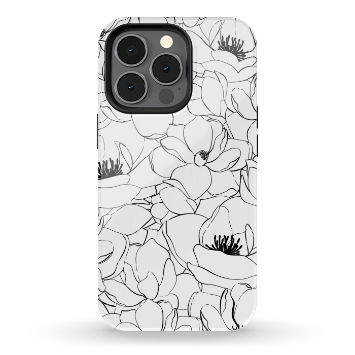 iPhone 13 pro StrongFit Magnolias by Martina