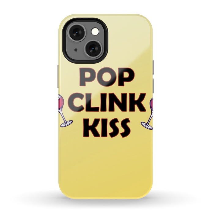 iPhone 13 mini StrongFit pop clink kiss by MALLIKA