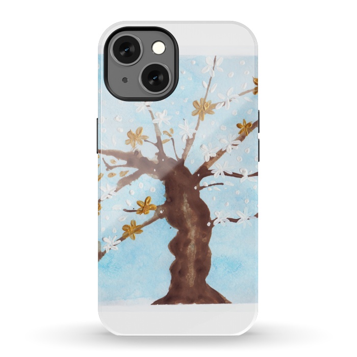 iPhone 13 StrongFit Tree of life painting watercolor by ArtKingdom7