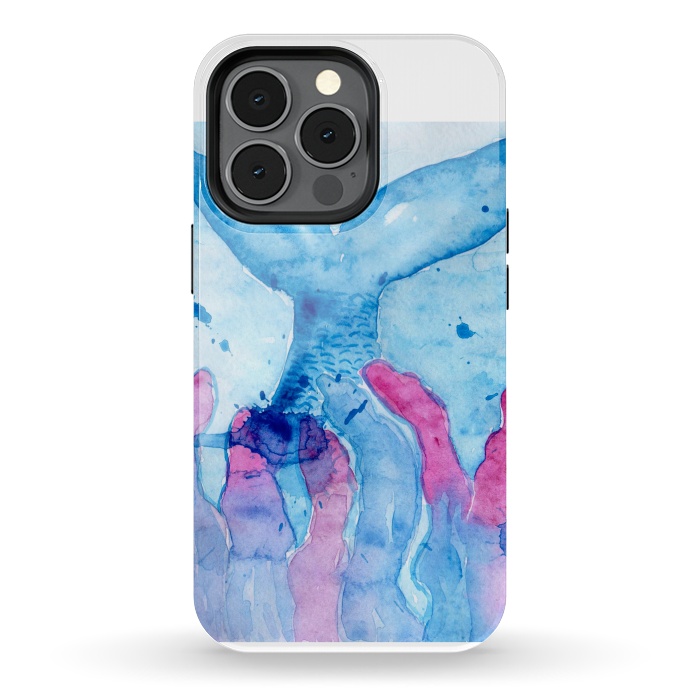 iPhone 13 pro StrongFit Mermaid watercolor by ArtKingdom7