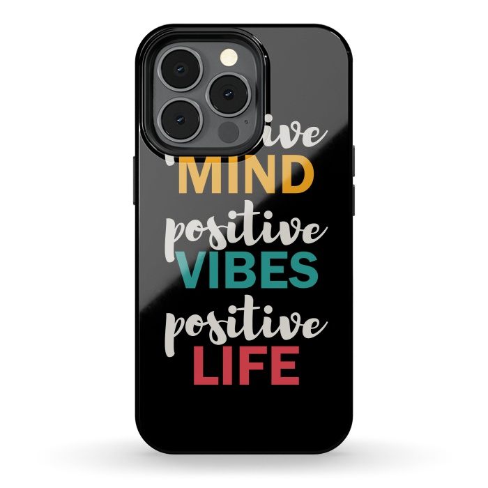 iPhone 13 pro StrongFit Positive Life by TMSarts