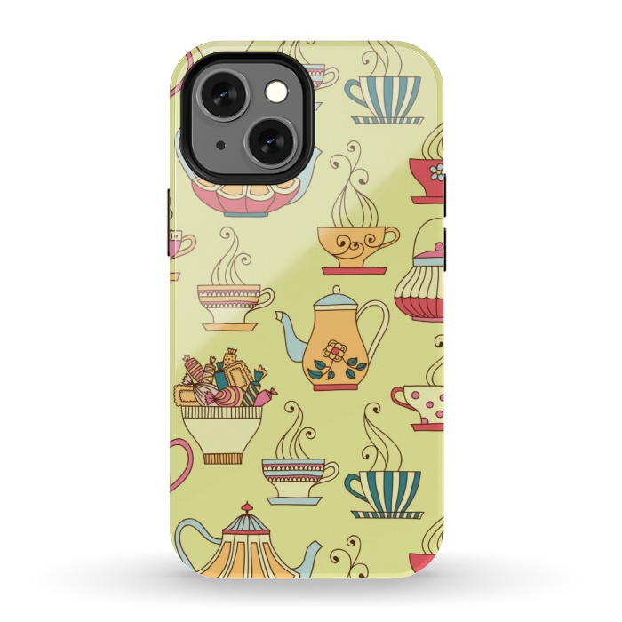 iPhone 13 mini StrongFit antique cups love by MALLIKA