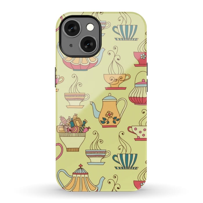 iPhone 13 StrongFit antique cups love by MALLIKA