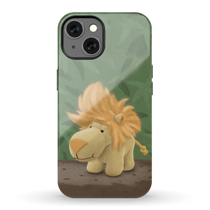 iPhone 13 StrongFit Cute lion by Laura Nagel