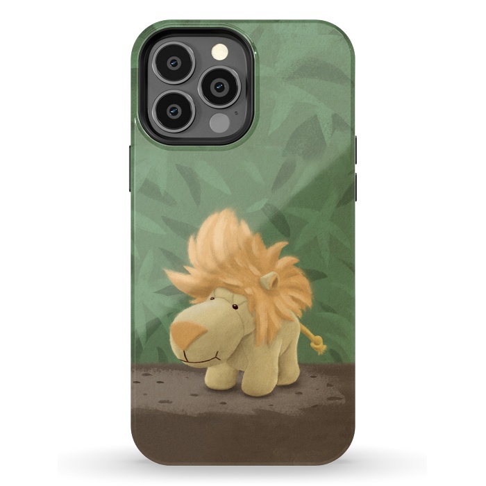 iPhone 13 Pro Max StrongFit Cute lion by Laura Nagel