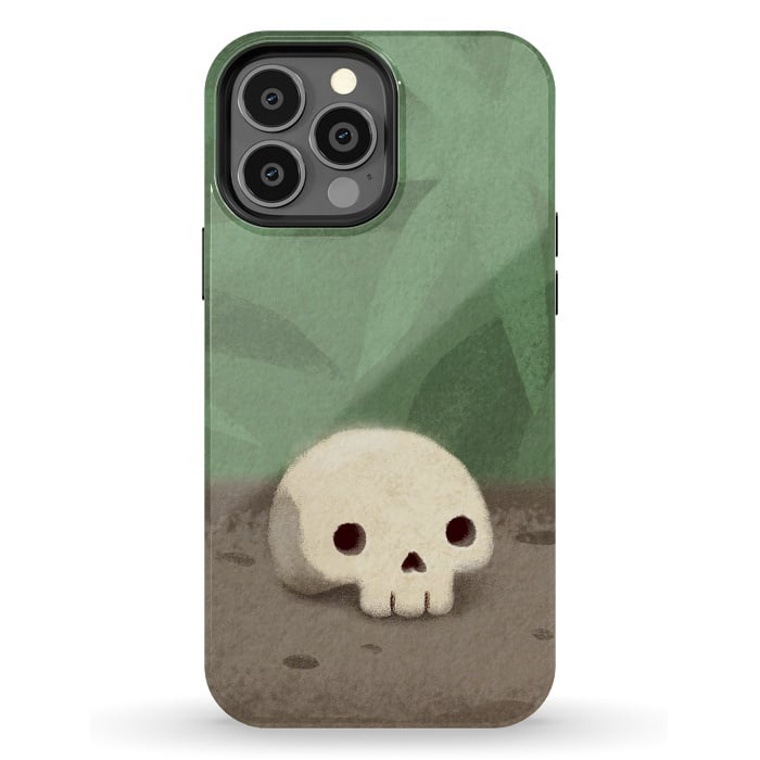 iPhone 13 Pro Max StrongFit Jungle skull by Laura Nagel