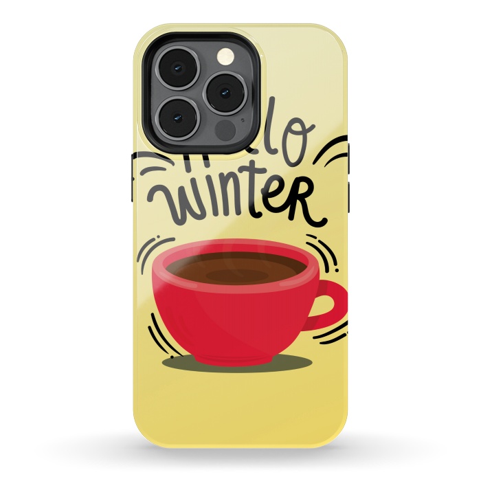 iPhone 13 pro StrongFit hello winter by MALLIKA