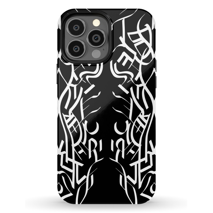 iPhone 13 Pro Max StrongFit Goth Calligraphy by Josie