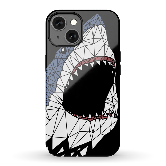 iPhone 13 StrongFit Geometric Shark by Alberto