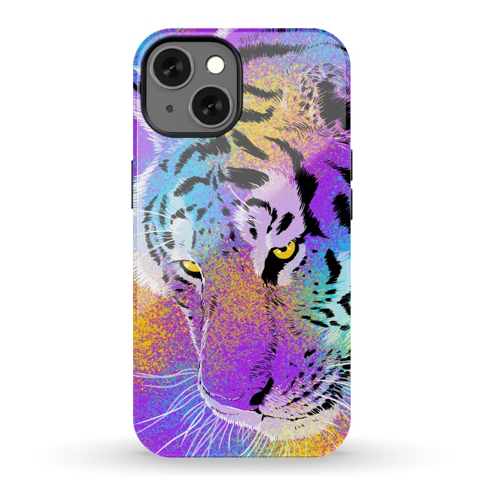 iPhone 13 StrongFit Colorful Tiger by Alberto