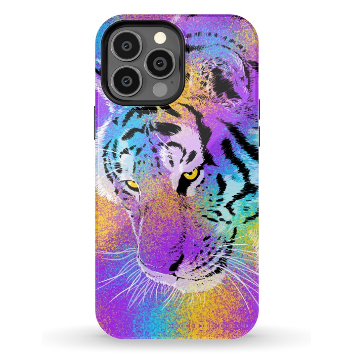 iPhone 13 Pro Max StrongFit Colorful Tiger by Alberto