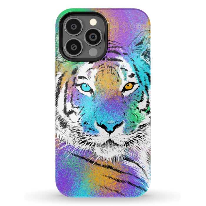iPhone 13 Pro Max StrongFit Tiger Colorful by Alberto