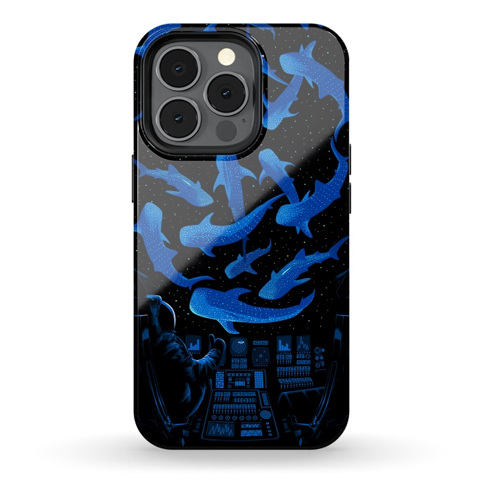 iPhone 13 pro StrongFit Astronaut Killer Whale by Alberto