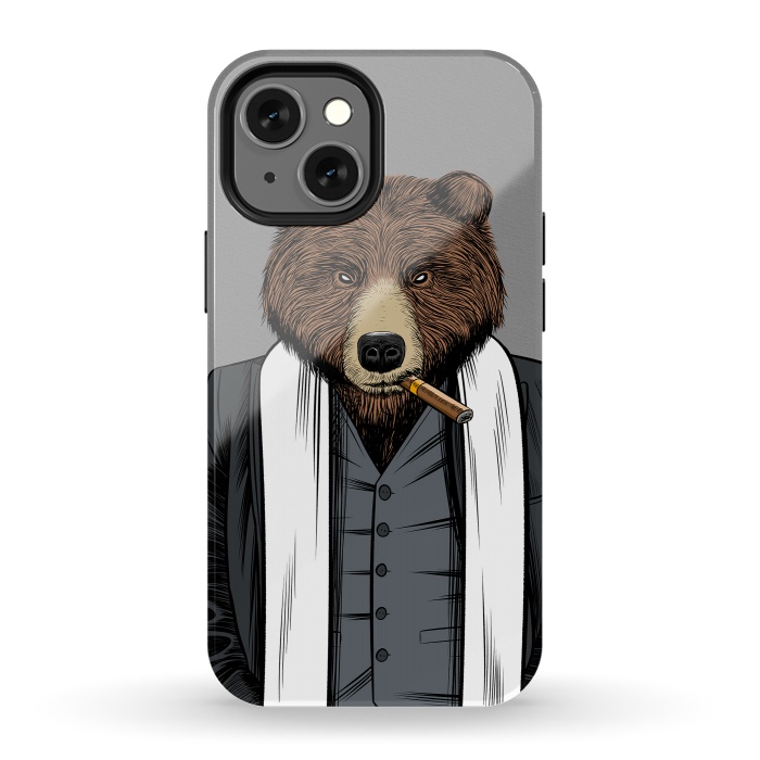 iPhone 13 mini StrongFit Mafia Grizzly Bear by Alberto