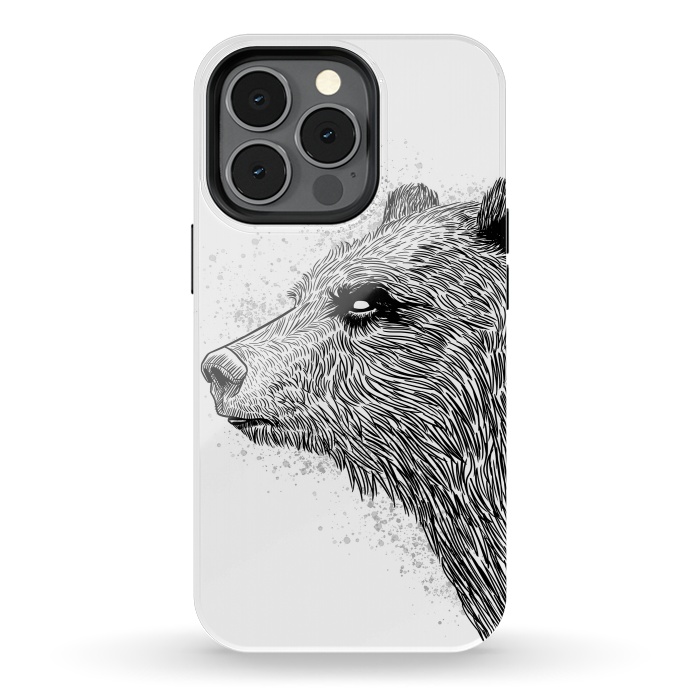 iPhone 13 pro StrongFit Sketch Bear by Alberto
