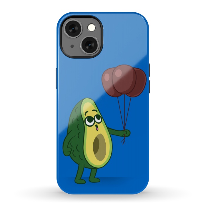 iPhone 13 StrongFit Three avocado balloons by Alberto