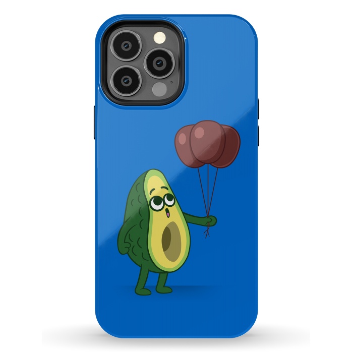 iPhone 13 Pro Max StrongFit Three avocado balloons by Alberto